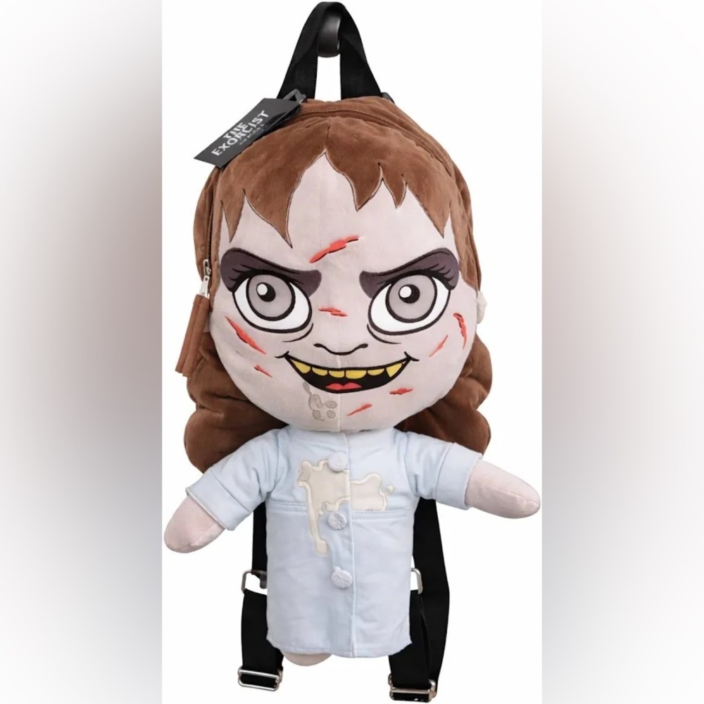 The Exorcist Reagan Plush Backpack Horror Movie Collectible